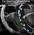Bling Steering Wheel Cover Car Crystal Flower Girl Women Gift Auto Accessories. Fixed Price $10.85.
