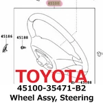 Toyota Genuine Oem Steering Wheel Assy 45100-35471-B2 Fj Cruiser New. Fixed Price $648.00.