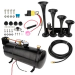 4 Trumpets Train Air Horn Compressor 0.8G Tank 150PSI Kit For Truck Van. Fixed Price $123.61.