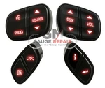 Gm Chevrolet Steering Wheel Buttons Controls Switches Red Leds New 2003-2006. Fixed Price $125.00.