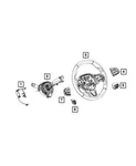 Genuine Mopar 2015 Chrysler 200 Front Steering Wheel Evic Switch 68146889AC. Fixed Price $63.98.