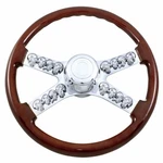 United Pacific 88128 Steering Wheel 18" Skull, With Hub, For Freightliner. Fixed Price $334.97.