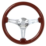 85-88 Chevy Sprint 14" Wood Billet Polished Steering Wheel Set Adapter & Horn. Fixed Price $169.99.