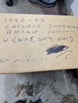 Gm 10152157 Beige Leather Steering Wheel 1992-93 Cutlass Supreme Nos. Fixed Price $150.00.