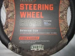 Mossy Oak Premium Camo Steering Wheel Cover 14.5 15.5 Universal- White Lette. Fixed Price $19.00.