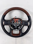 Ram 1500 Longhorn Steering Wheel Wood / Black Leather Heated 2019-2022 Oem. Fixed Price $350.00.