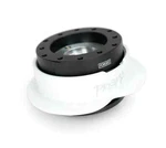 Nrg Heart Shape Quick Release Black Body And White Ring SRK-143BK-WT. Fixed Price $160.00.