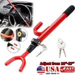 Steering Wheel Lock Club Twin Hooks Anti Theft Universal Car Van Truck Suvs. Fixed Price $10.95.