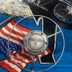 Buick Eight Chrome Steering Wheel Horn Gm Oem. Fixed Price $48.99.
