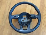 2012-2015 Audi Q7 3-SPOKE Steering Wheel W/ Paddle Shift Leather Black S-line Oe. Fixed Price $69.99.