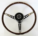 1967 Ford Mustang Wood Deluxe Steering Wheel Original Style Complete Collar Pad. Fixed Price $559.95.