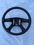 Oem Black Leather Steering Wheel Silverado Chevy Gmc. Fixed Price $89.99.