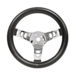 Polyfoam Steering Wheel 3 Spoke 10"DIA 5 1/2" Dish Vw Buggy Rail EMPI79-4111. Fixed Price $89.35.