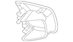 Genuine Ford Side Cover 9E5Z-3D758-BA. Fixed Price $10.29.