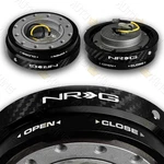 Nrg Aluminum Steering Wheel Carbon Fiber Thin Quick-release Short Hub Adapter. Fixed Price $125.00.