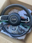 Oem 2023 Jeep Wrangler Jl Sahara Heated Leather Steering Wheel Black Low Miles. Fixed Price $400.00.