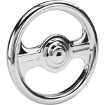 Murray Pedal Car Two-spoke Steering Wheel, Chrome. Fixed Price $81.99.