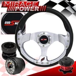 Extender + Quick Release Silver Fusion Style Steering Wheel For 89-98 Maxima. Fixed Price $68.99.