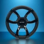 Corte Boat Steering Wheel Black Gloss Inserts Gussi Italia Logo. Fixed Price $109.78.
