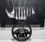 Driver Leather Wrapped Steering Wheel W/ Shroud 03-06 Jeep Tj Wrangler Oem CC3UU. Fixed Price $93.60.