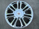 22" New Platinum Style Cadillac Escalade Chrome Wheel 5358 With Center Cap. Fixed Price $375.00.