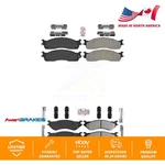 Front Rear Semi-metallic Disc Brake Pads Kit For Dodge Ram 1500 3500 2500. Fixed Price $118.68.