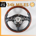03-19 Maserati Granturismo M145 Steering Wheel Walnut Black 27328100 Oem 34K. Fixed Price $233.23.