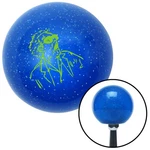 Green Great Scott Blue Metal Flake Knob W/ M16X1.5 Insert Shifter Auto. Fixed Price $89.95.