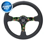 New Nrg Deep Dish Steering Wheel 3" Tropical Hydro Dip 350MM RST-036TROP-R. Fixed Price $198.00.