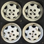 88-91 Honda Civic Wagon RT4WD Oem 14 White Steel Wheels + Caps & Lugs Ef SH5. Fixed Price $599.00.
