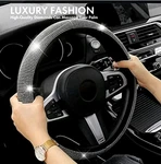 Rhinestone Diamond Steering Wheel Cover Auto Car Suv Truck Van Universal Nwt. Fixed Price $21.90.
