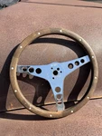 Vintage 1960'S 1970'S Superior Performance "the 500" Flat Wood Steering Wheel. Fixed Price $200.00.