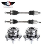2X Cv Axles & Front Wheel Hub Bearings For Dodge Charger Challenger Awd Only. Fixed Price $162.80.