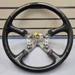 99-02 Chevy Silverado Tahoe Suburban Blazer Sonoma Steering Wheel Leather Black. Fixed Price $143.99.