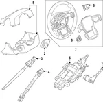 Genuine Ford Steering Wheel RL3Z-3600-BA. Fixed Price $476.25.