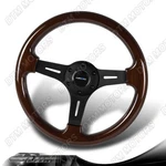 Nrg ST-015-1BK 330MM Classic Dark Wood Grain Black 3-SPOKE Center Steering Wheel. Fixed Price $160.00.