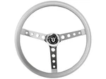 Mooneyes White Steering Wheel Hot Rod V8 Kit, Limeworks Gm Adapter. Fixed Price $269.99.