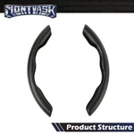2PCS 15"/38CM Steering Wheel Cover Anti-slip Carbon Fiber Auto Accessories. Fixed Price $14.54.