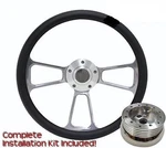 New World Motoring Billet Steering Wheel 1970 1987 Mopar Dodge Plymouth 14.... Fixed Price $185.99.
