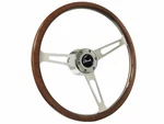 1969-89 Chevrolet Chevelle 6-BOLT Classic Walnut Wood Steering Wheel Kit, Script. Fixed Price $413.99.