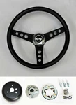 Grant 13 1/4" Classic Black On Steering Wheel Fits 69-94 Carmaro Cap. Fixed Price $115.79.