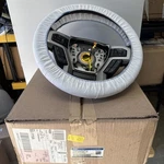 Genuine Ford Steering Wheel LC3Z-3600-GE, Damaged Clockspring Attached. Fixed Price $945.00.