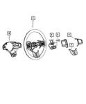 Genuine Mopar Steering Wheel 1UF761X9AA. Fixed Price $885.88.