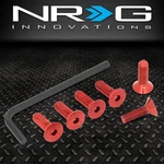 Nrg Innovations Steering Wheel Conical Screw Kit 6 Piece W/allen Key SWS-100RD. Fixed Price $14.00.