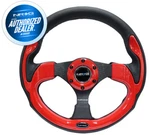 New Nrg Black Leather Steering Wheel W/ Red Trim *authorized Dealer* RST-001RD. Fixed Price $134.00.