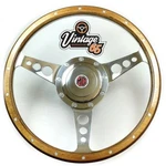 14" Steering Wheel & Boss Kit Riveted Light Wood Fits Classic Mga Mgc Midget. Fixed Price $536.58.