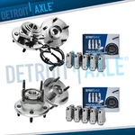 Front Rear Wheel Hub Bearings +20PC Lugnuts For 2005-10 Commander Grand Cherokee. Fixed Price $263.88.
