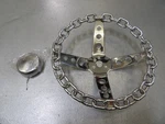 Grant 740 Classic Series 11" Chrome Chain Steering Wheel. Fixed Price $124.98.