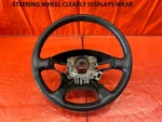 98-01 Honda Prelude Steering Wheel Black Leather Wrap Wear Oem #120. Fixed Price $54.95.