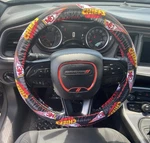 Kc Chiefs Steering Wheel Cover / Nfl Kansas City Football Auto Gifts. Fixed Price $14.95.